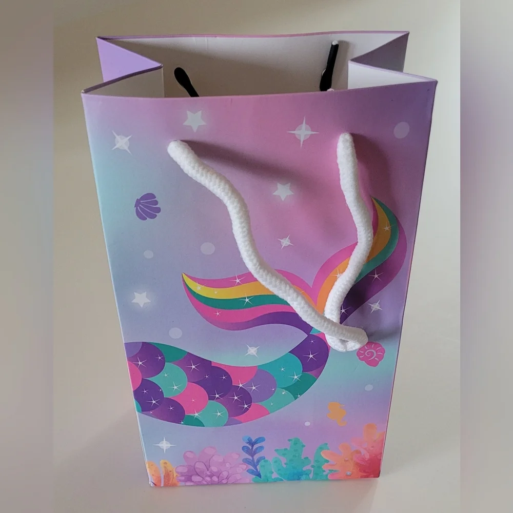 7 New Mermaid Tail Party Gift Bags